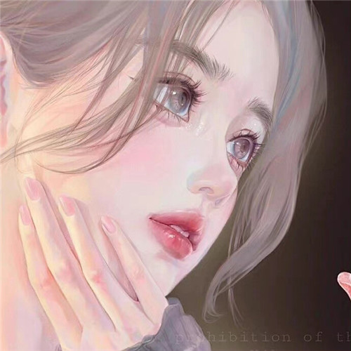 小众手绘插画女生头像