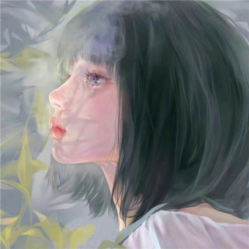 小众手绘插画女生头像