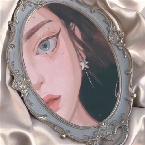 小众手绘插画女生头像