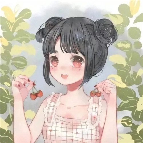 小众手绘插画女生头像