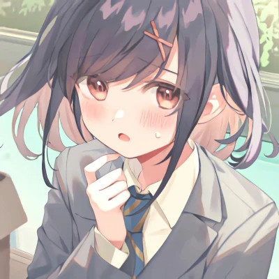 头像高级小众手绘女生