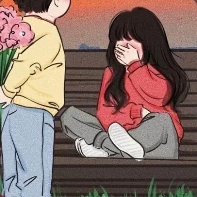 情侣头像二人专用独一无二