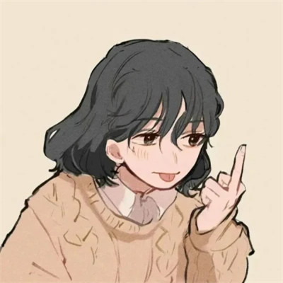 情侣头像一对动漫甜甜的一人一半