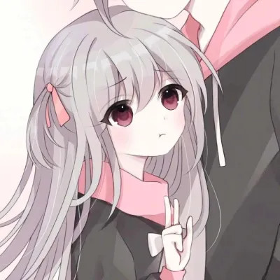 情侣头像一对动漫甜甜的一人一半