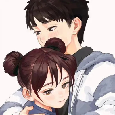 2025情侣头像一左一右动漫甜蜜图片