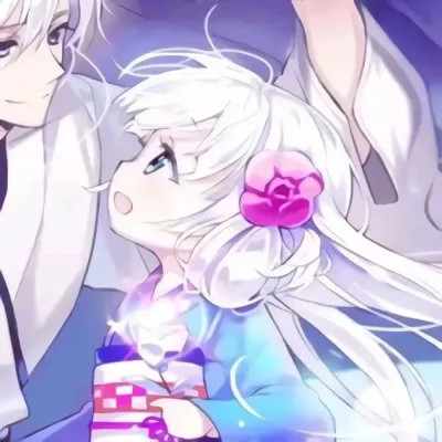 情头高级感动漫一左一右图片