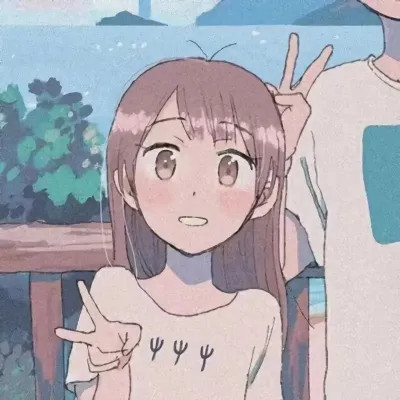 超耐看情侣头像动漫