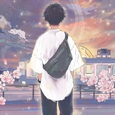超耐看情侣头像动漫