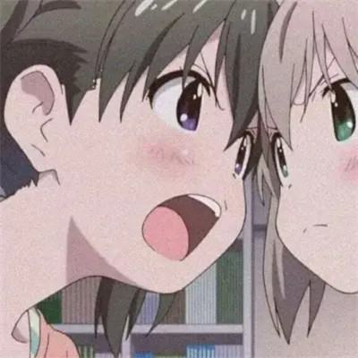 超耐看情侣头像动漫