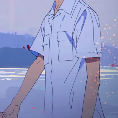 抖音情头动漫一男一女很火好看图片