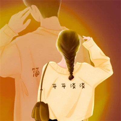 情侣二次元头像一左一右头像