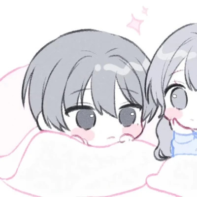 二次元cp情头一对图
