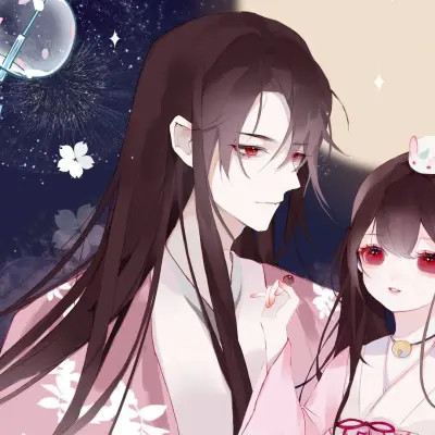 二次元画风情侣头像