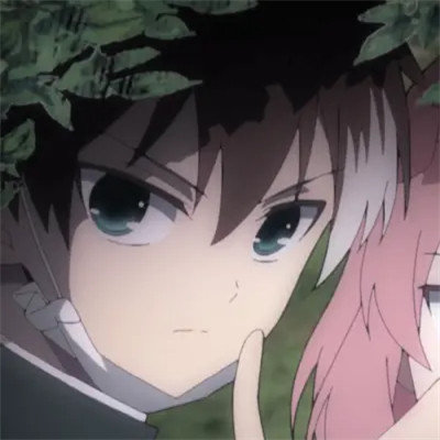 二次元画风情侣头像