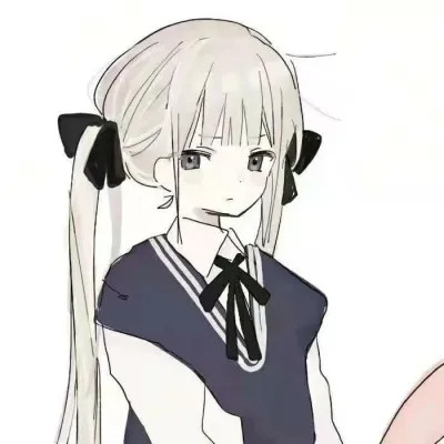 二次元画风情侣头像