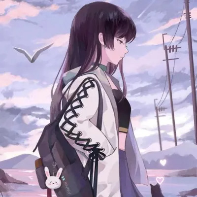 无水印情侣头像动漫