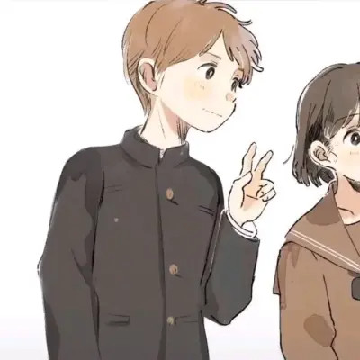 高级氛围感情侣头像动漫
