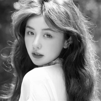 头像图片女黑白系