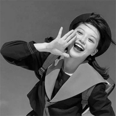 头像图片女黑白系
