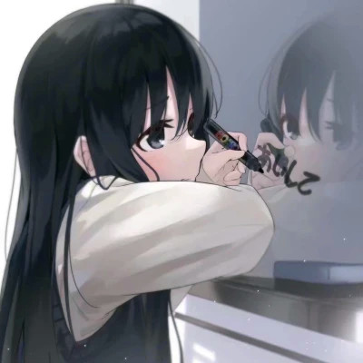 动漫头像小众高清女生