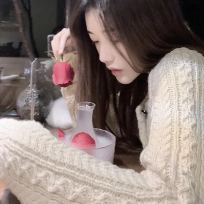 治愈系唯美小清新头像女生