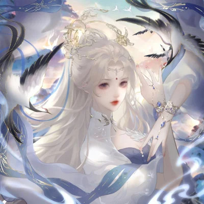动漫头像女生组团开黑