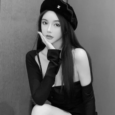 女生头像高级小众高冷黑白