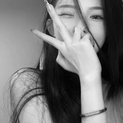 头像女2025高级黑白