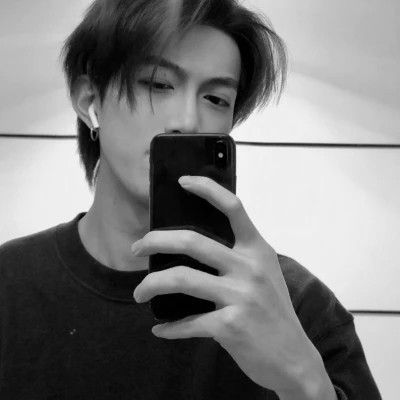 黑白系头像男帅气