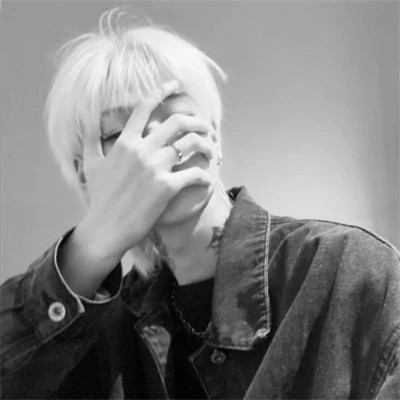 黑白系头像男帅气