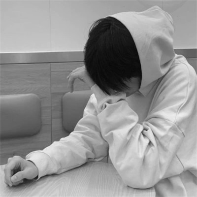 黑白系头像男帅气
