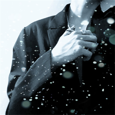 下雪头像男