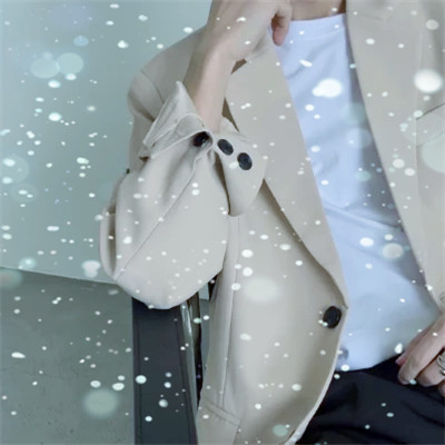 下雪头像男