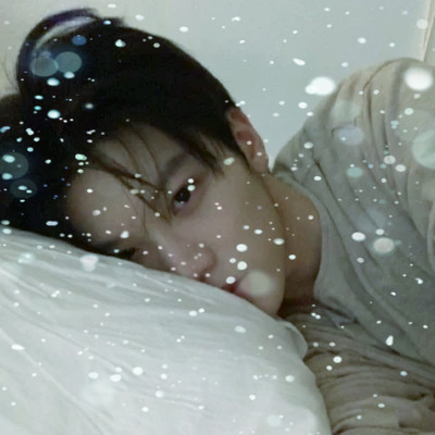 下雪头像男
