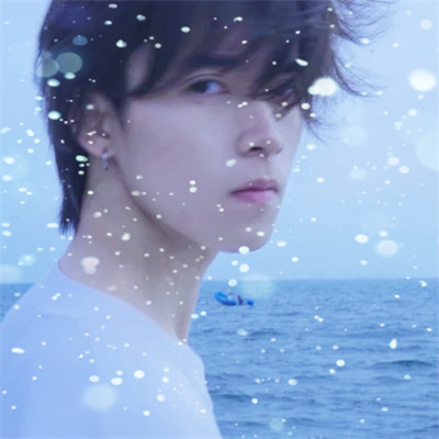 下雪头像男