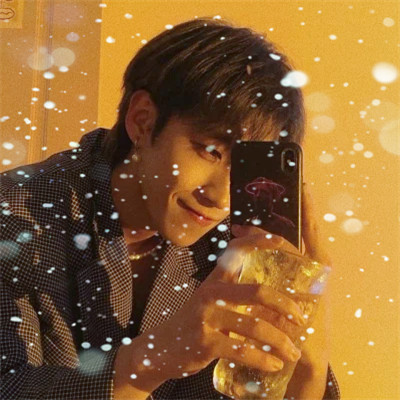 下雪头像男