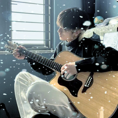 下雪头像男