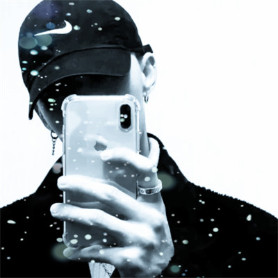 下雪头像男