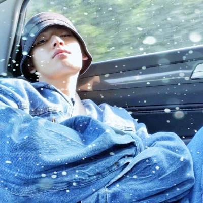 下雪头像男