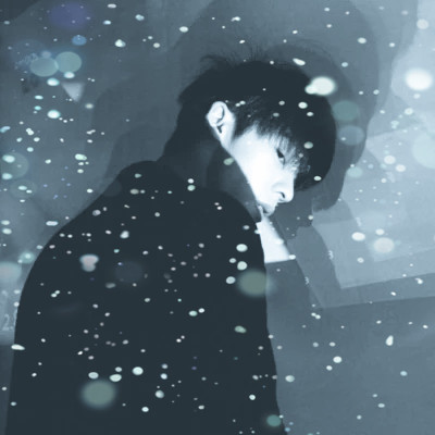 下雪头像男