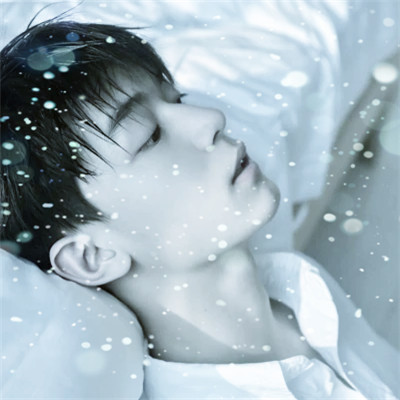 下雪头像男