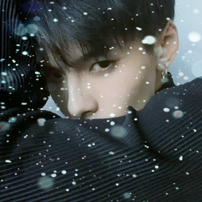 下雪头像男