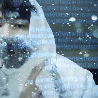 下雪头像男