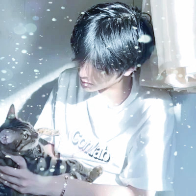 下雪头像男