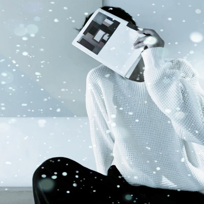 下雪头像男