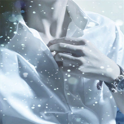 下雪头像男