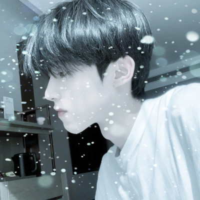 下雪头像男