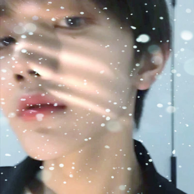 下雪头像男