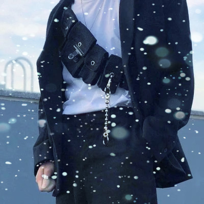 下雪头像男