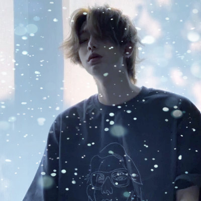 下雪头像男